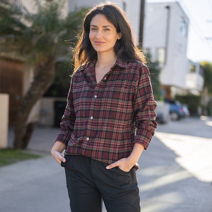 green emerald velvet dress Untuckit | Stewart Plaid Popover Joy Shirt - Final Sale