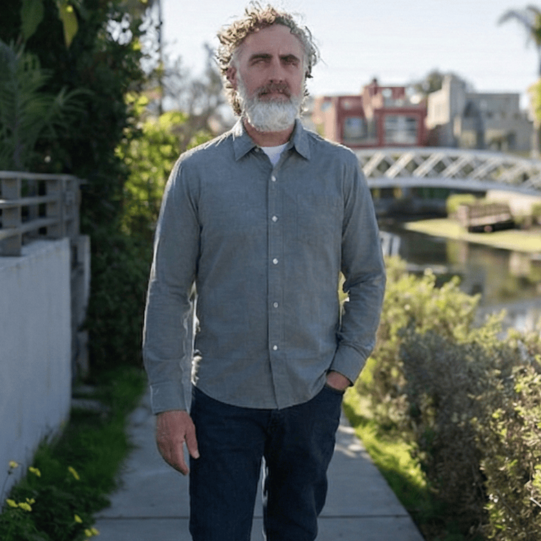 Joe & Bella Heathered Grey / S Magnetic Button-Down for Men | Relaxed-Fit #Heathered Grey