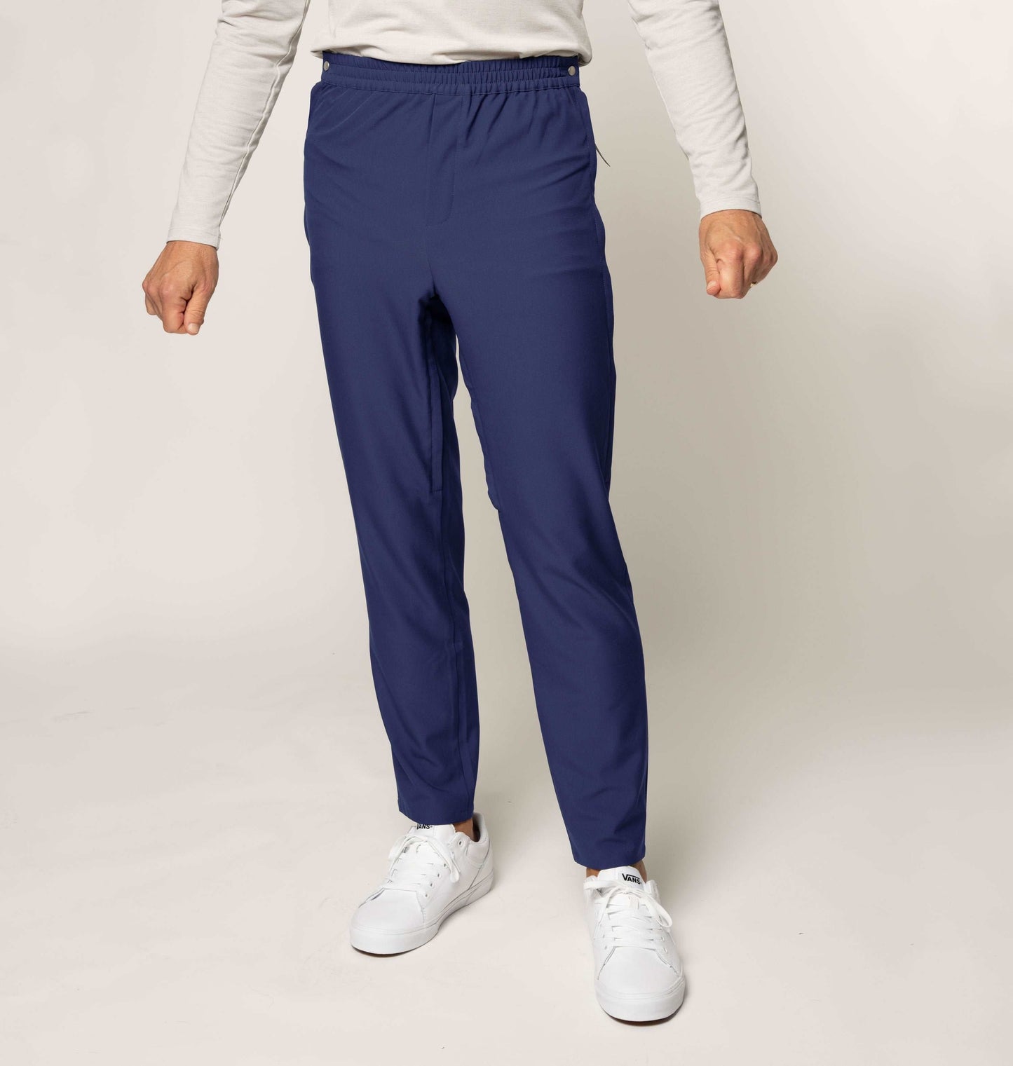 CareZips® Adaptive Pants | Washable incontinence pants for adults#Navy