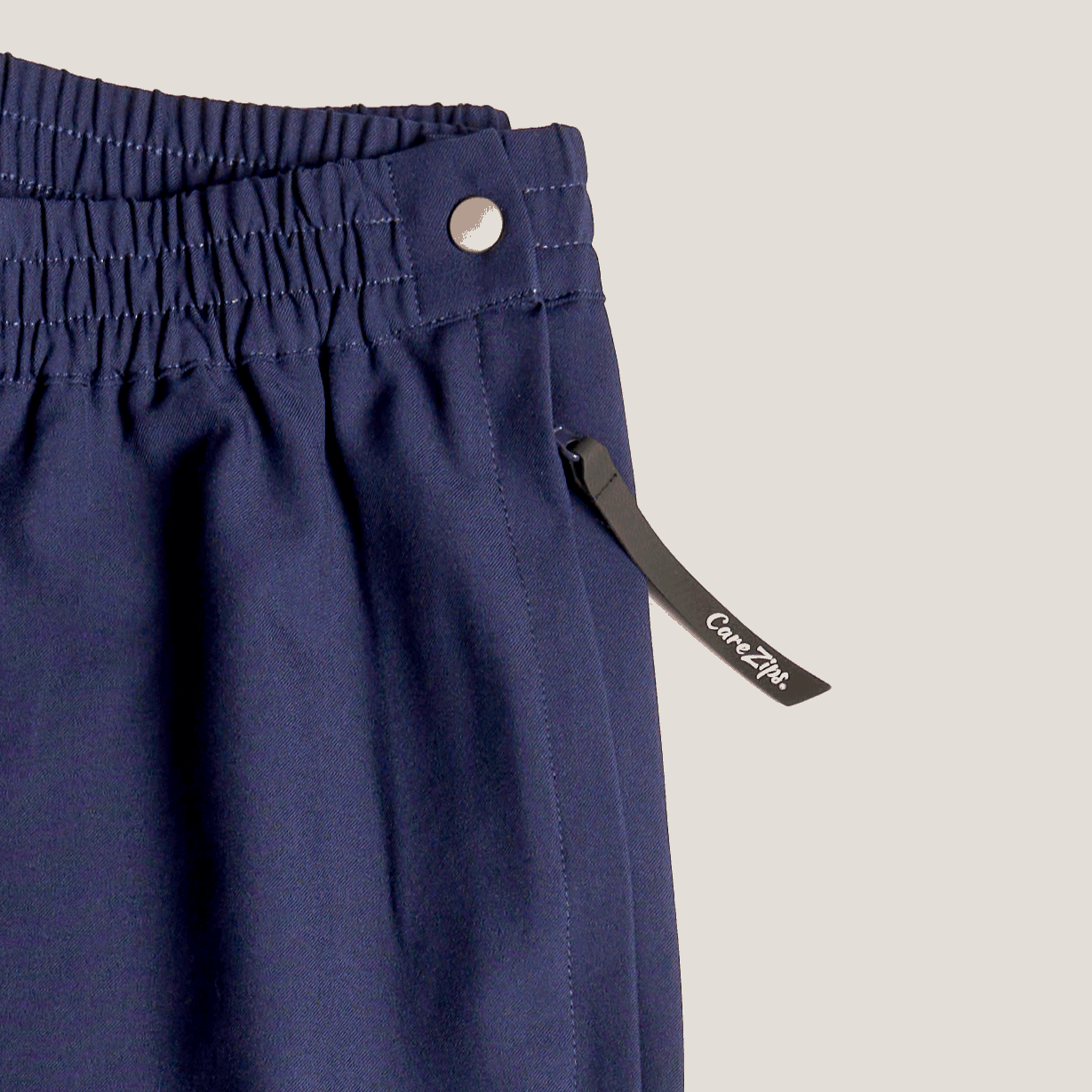 CareZips® Women's Adaptive Pants by Joe & Bella in Navy | Handicap Clothing