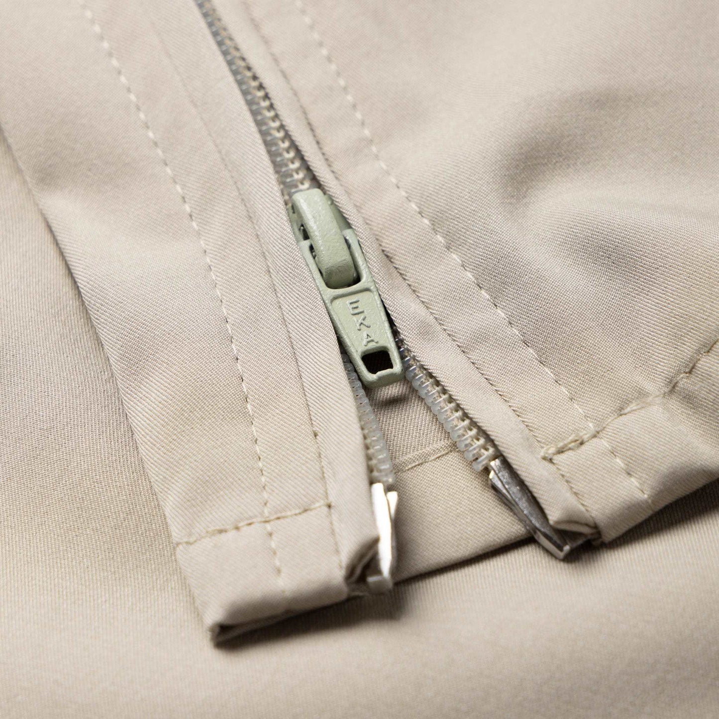Men's Adaptive Chinos by Joe & Bella | Close-Up view of the Ankle Zipper