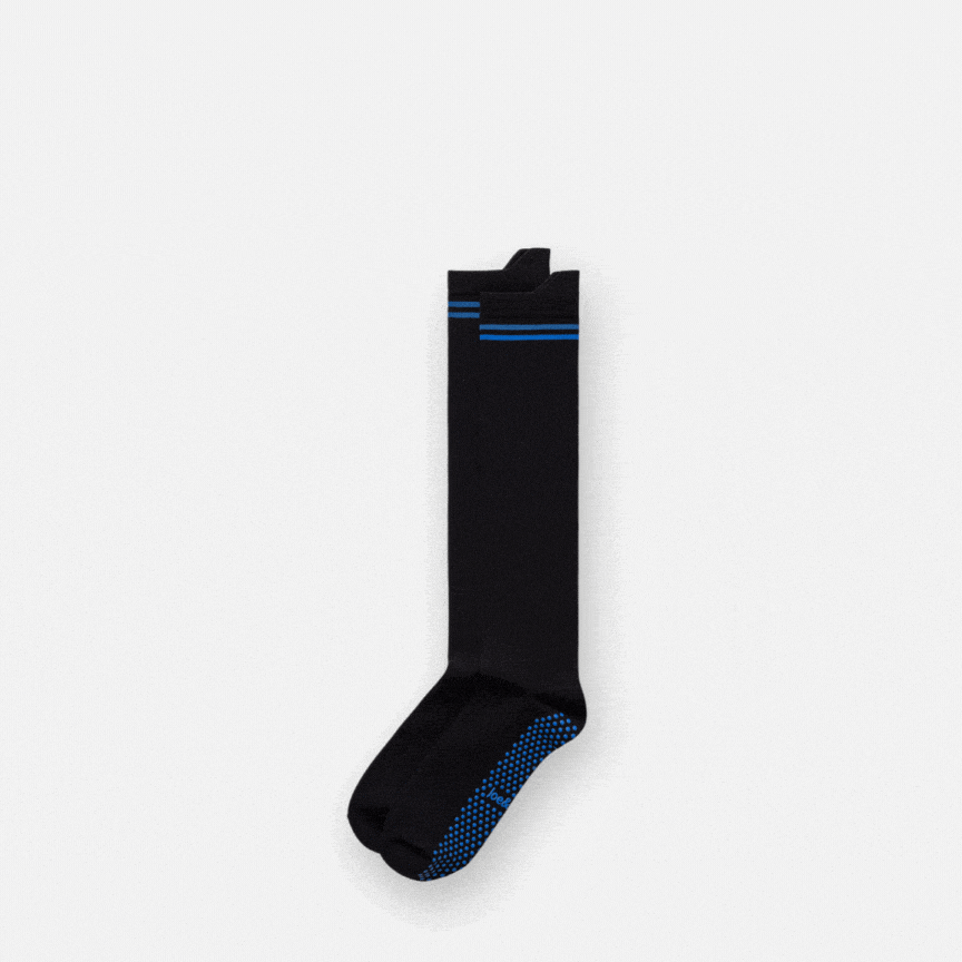 Joe & Bella Big-Grip No-Slip Compression Socks: 3-Pack#Black #green #grey #pink #navy