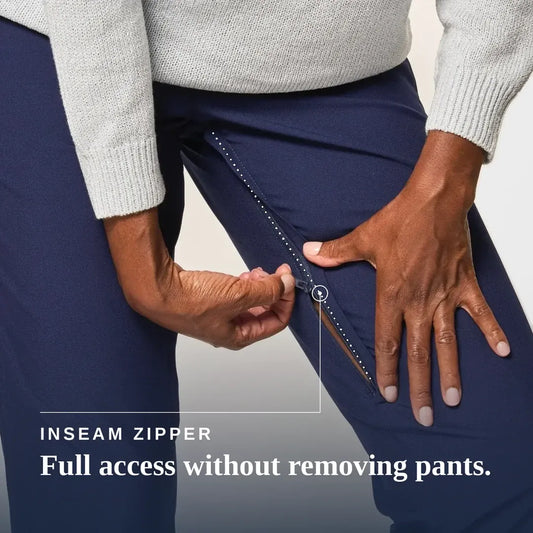 Joe & Bella Navy / XS CareZips® Women's Adaptive Pants #Navy