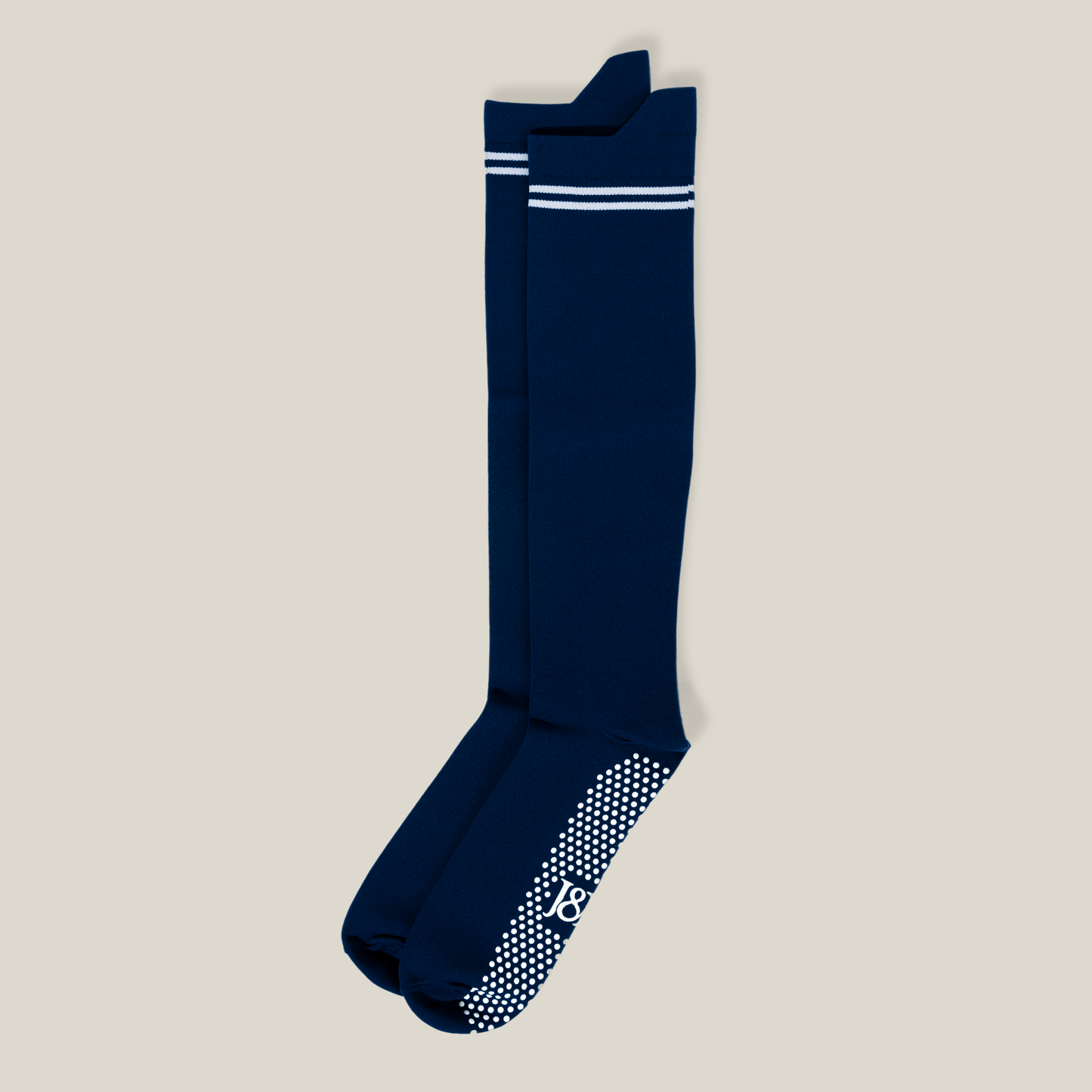 Joe & Bella Big-Grip No-Slip Compression Socks: 3-Pack#Dark Navy