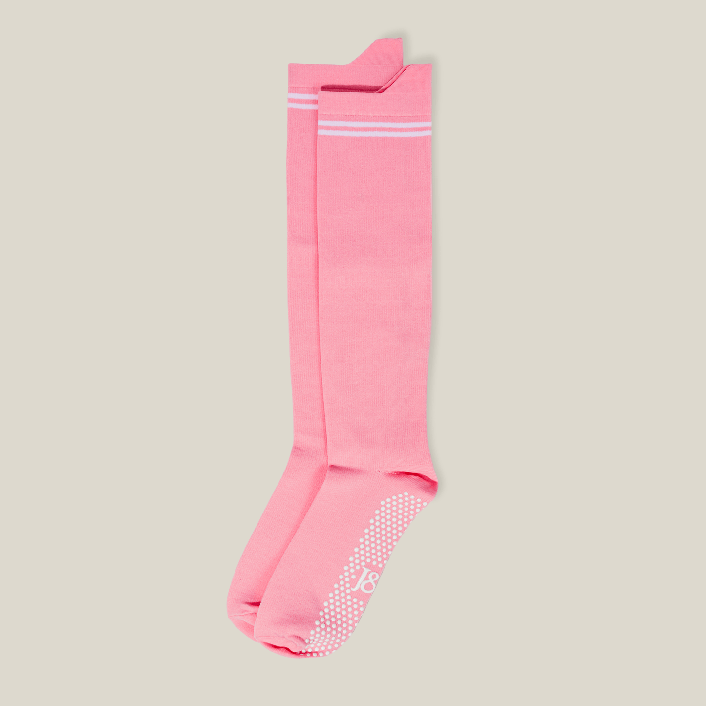 Joe & Bella Big-Grip No-Slip Compression Socks: 3-Pack#Pink