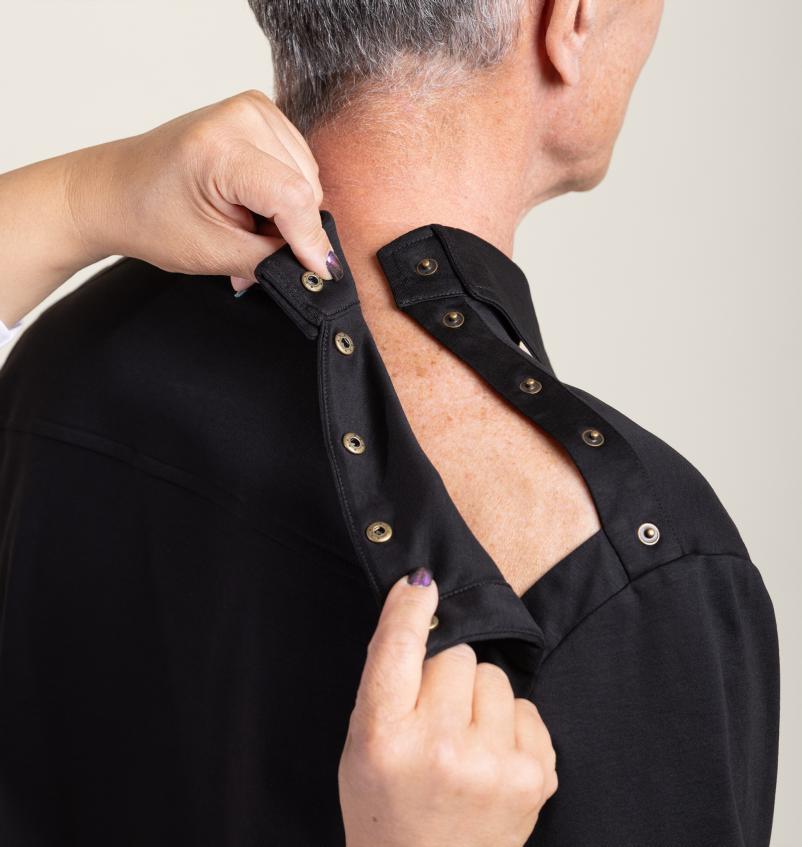 Open Back Shirts for the Elderly