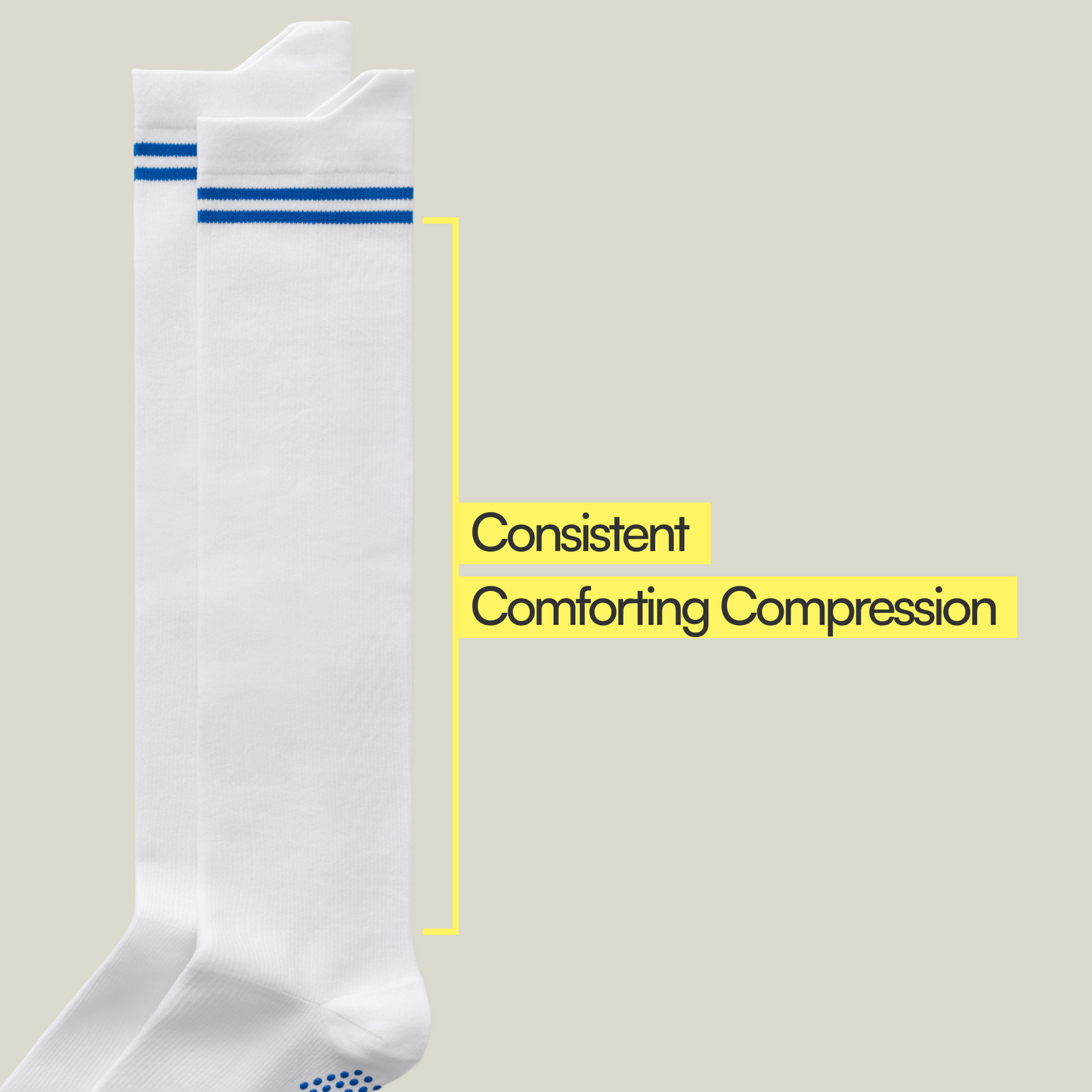 Big-Grip No-Slip Compression Socks: 3-Pack