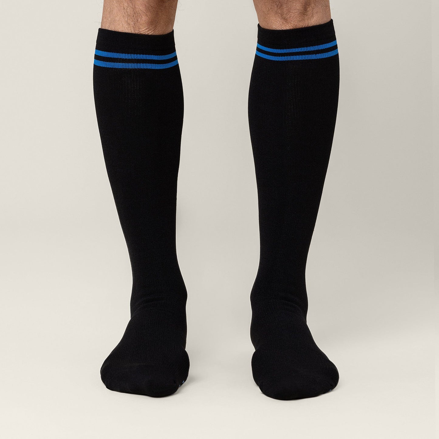 Joe & Bella Big-Grip No-Slip Compression Socks: 3-Pack #Black