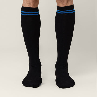 Joe & Bella Big-Grip No-Slip Compression Socks: 3-Pack #Black