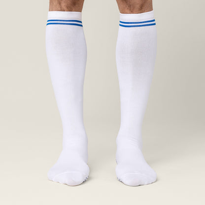 Joe & Bella Big-Grip No-Slip Compression Socks: 3-Pack #White