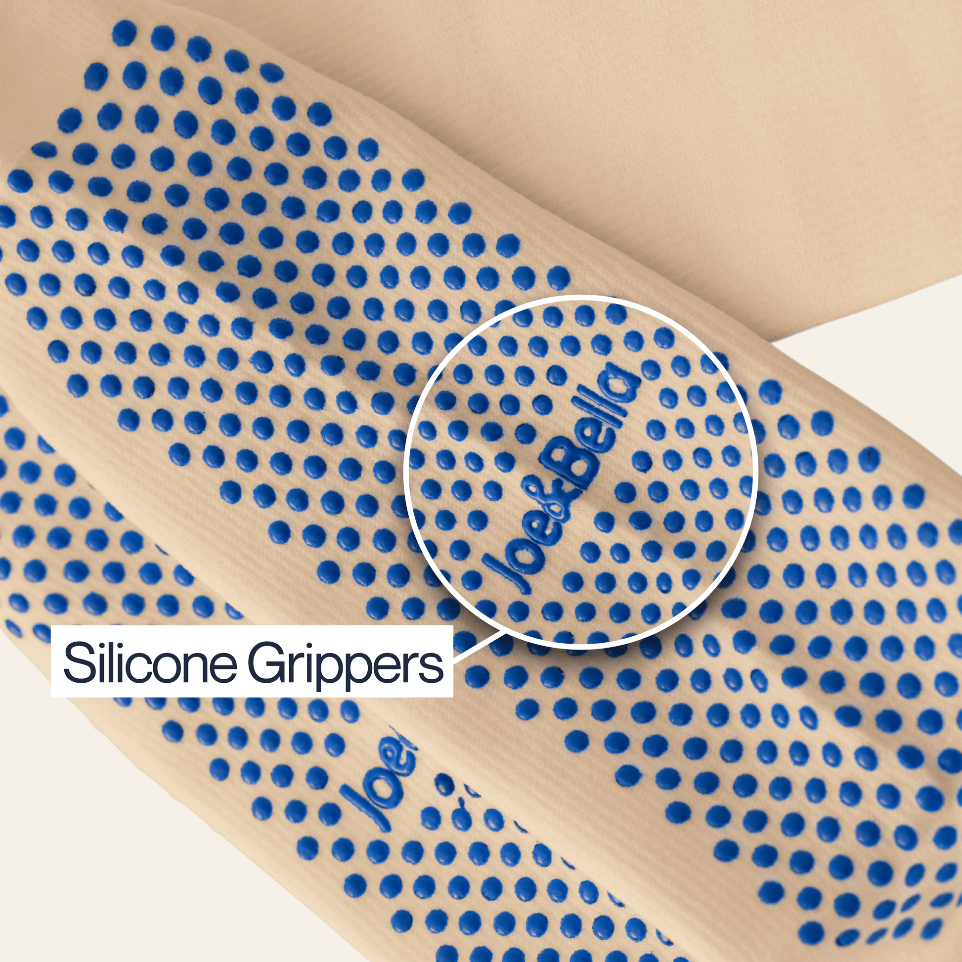 ["Joe & Bella Big-Grip No-Slip Compression Socks: 3-Pack ", "Beige"]