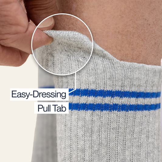 Joe & Bella Everyday Gripper Socks 3-Pack #Grey