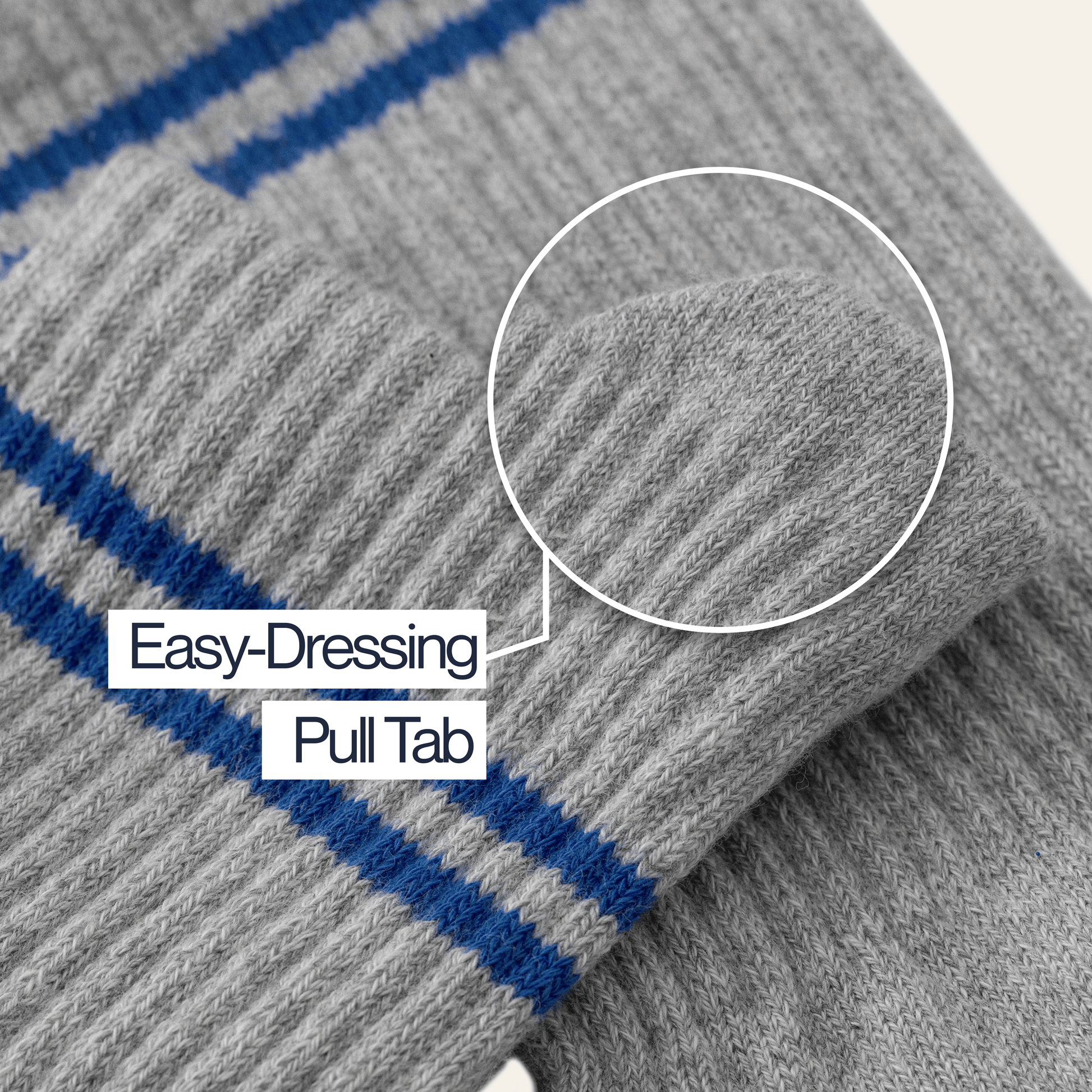 ["Joe & Bella Everyday Gripper Socks 3-Pack ", "Grey"]