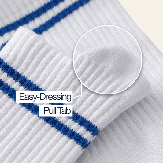 Joe & Bella Everyday Gripper Socks 3-Pack #White