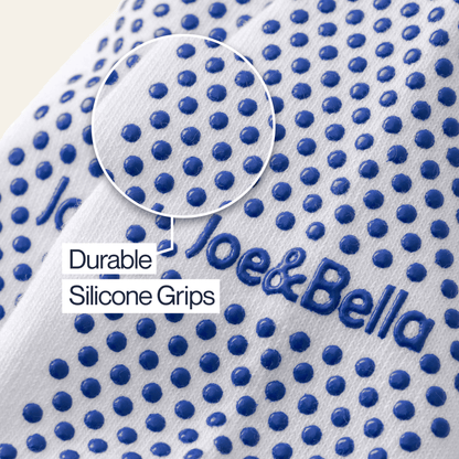 Joe & Bella Everyday Gripper Socks 3-Pack #White