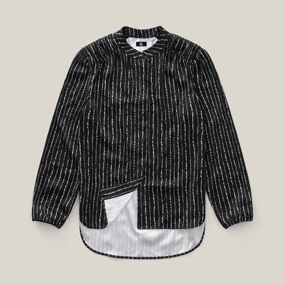 Joe & Bella Everyday Magnetic Button Blouse for Women #Black & White Geo