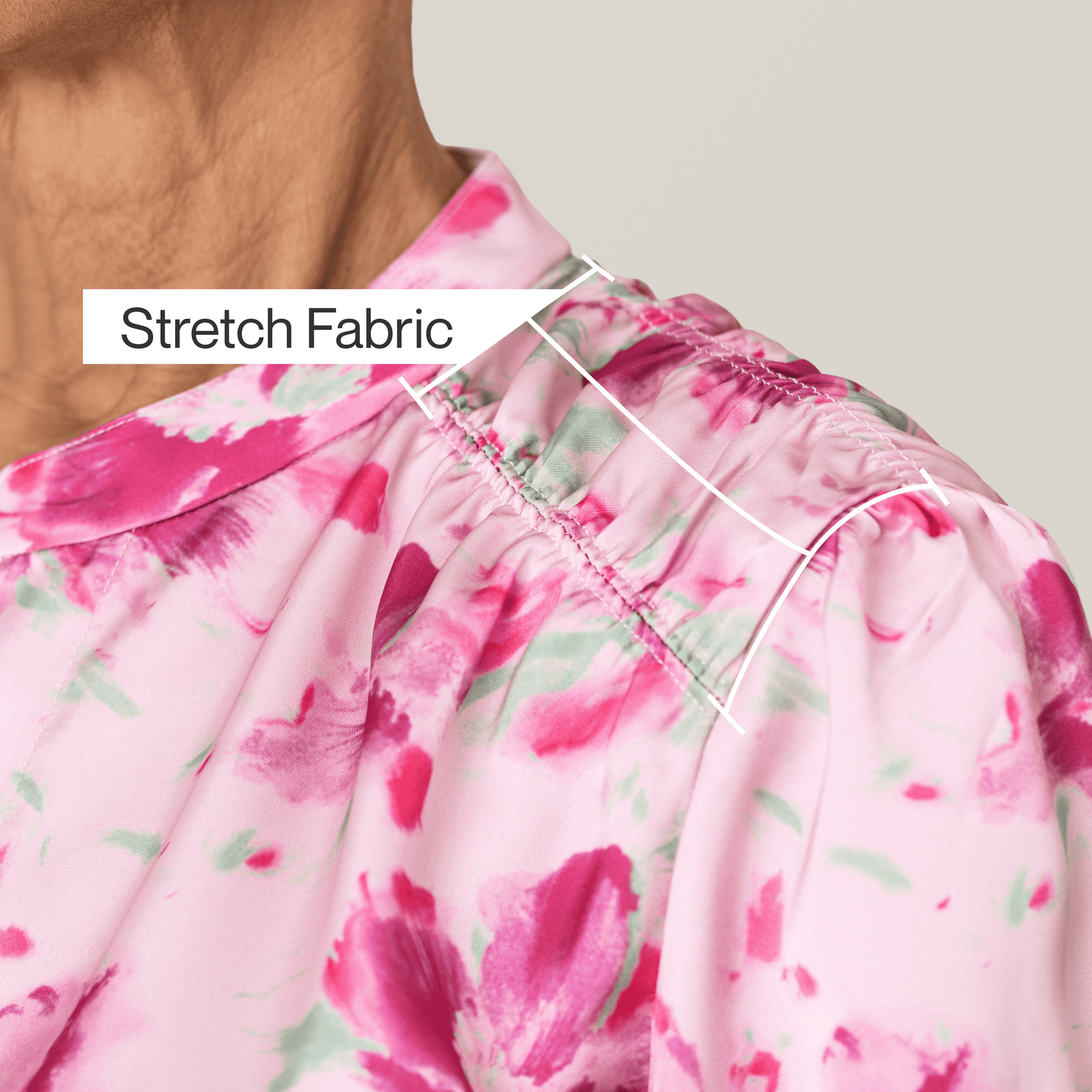 ["Joe & Bella Everyday Magnetic Button Blouse for Women ", "Pink Floral"]