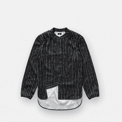 Joe & Bella Everyday Magnetic Button Blouse for Women #Black & White Geo