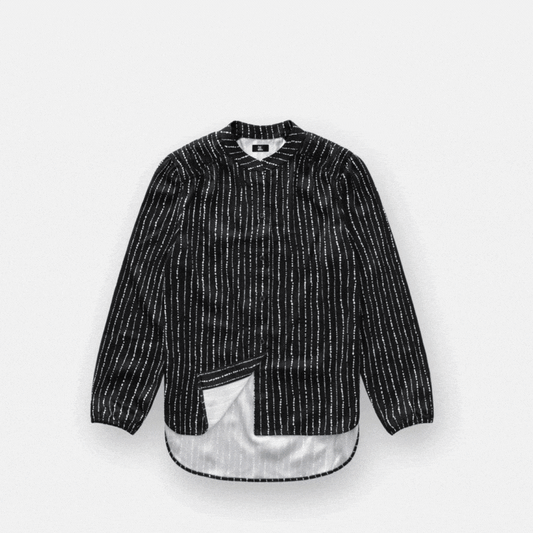 Joe & Bella Everyday Magnetic Button Blouse for Women #Black & White Geo