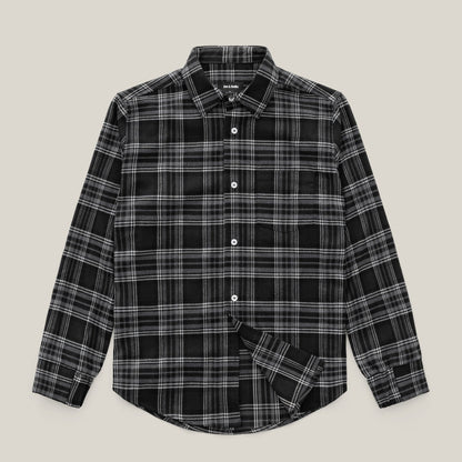 Joe & Bella Everyday Magnetic Flannel for Men #Black Plaid