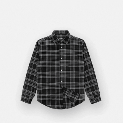 Joe & Bella Everyday Magnetic Flannel for Men #Black Plaid