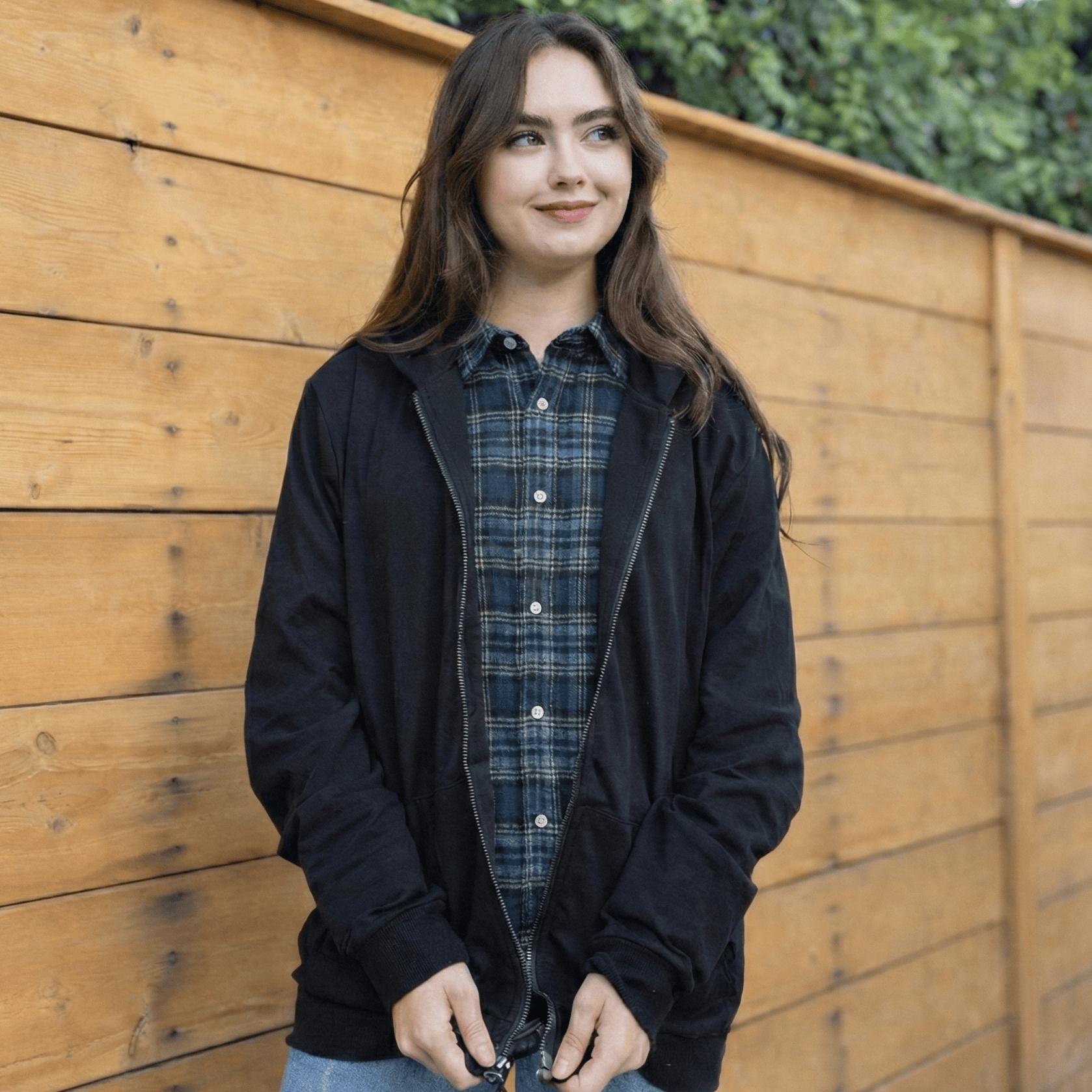 ["Joe & Bella Everyday Magnetic Flannel for Men ", "Blue Plaid"]