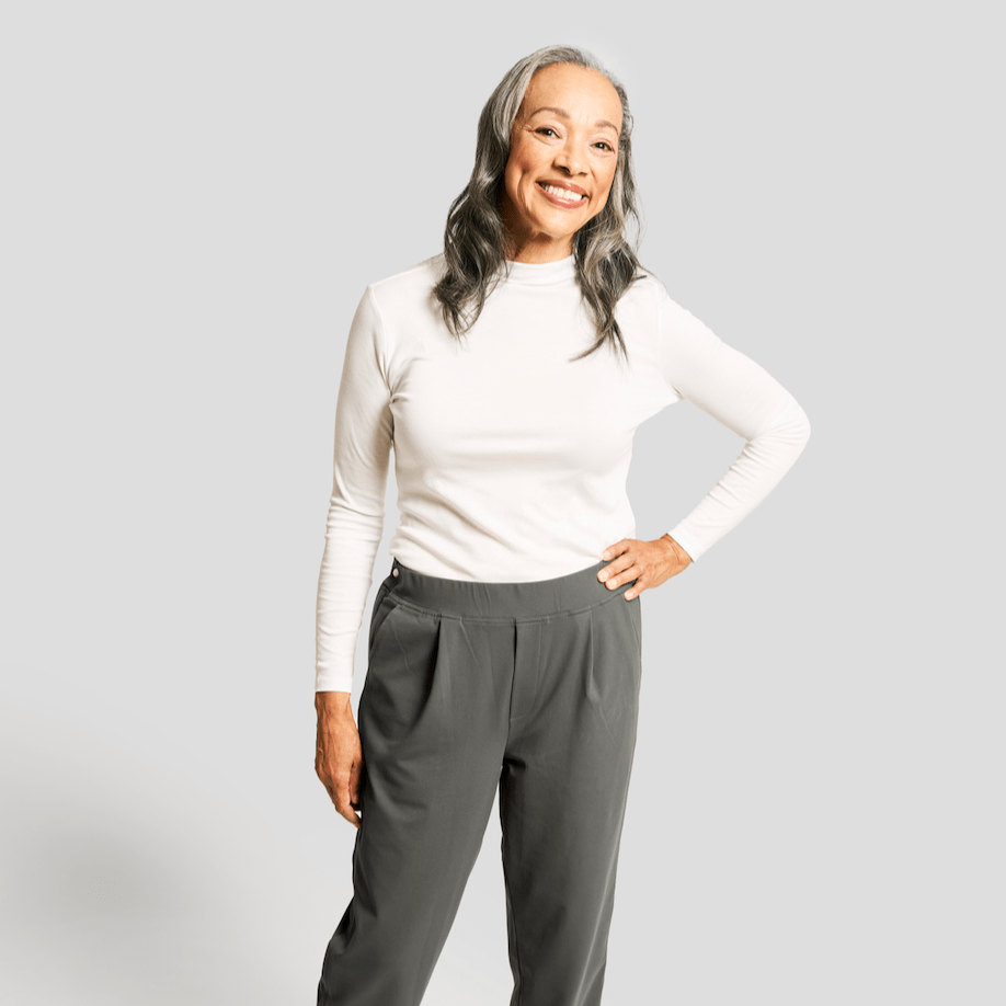 Joe & Bella Everyday Side-Zip Pant for Women #Slate Grey