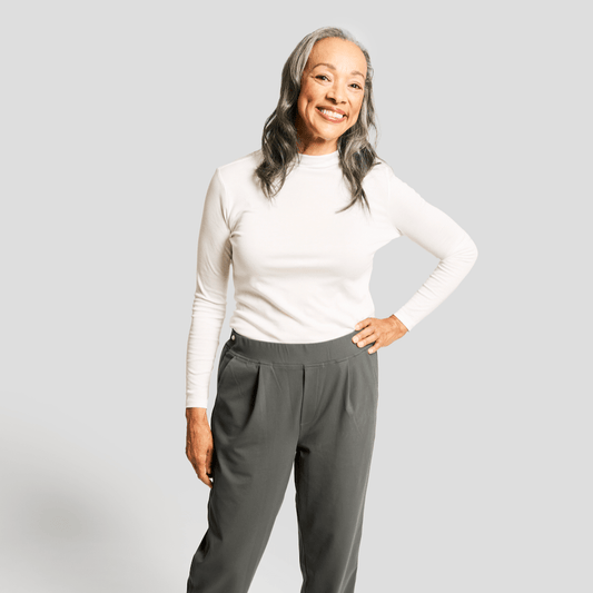 Joe & Bella Everyday Side-Zip Pant for Women #Slate Grey