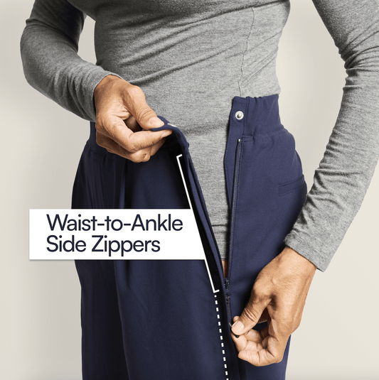 Joe & Bella Everyday Side-Zip Pant for Women #Navy