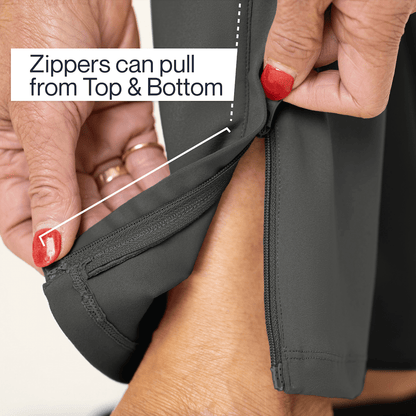 Joe & Bella Everyday Side-Zip Pant for Women #Slate Grey