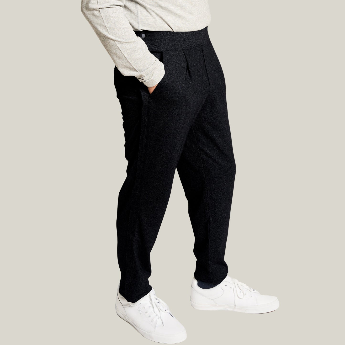 Joe & Bella Everyday Side-Zip Pants for Men #Black