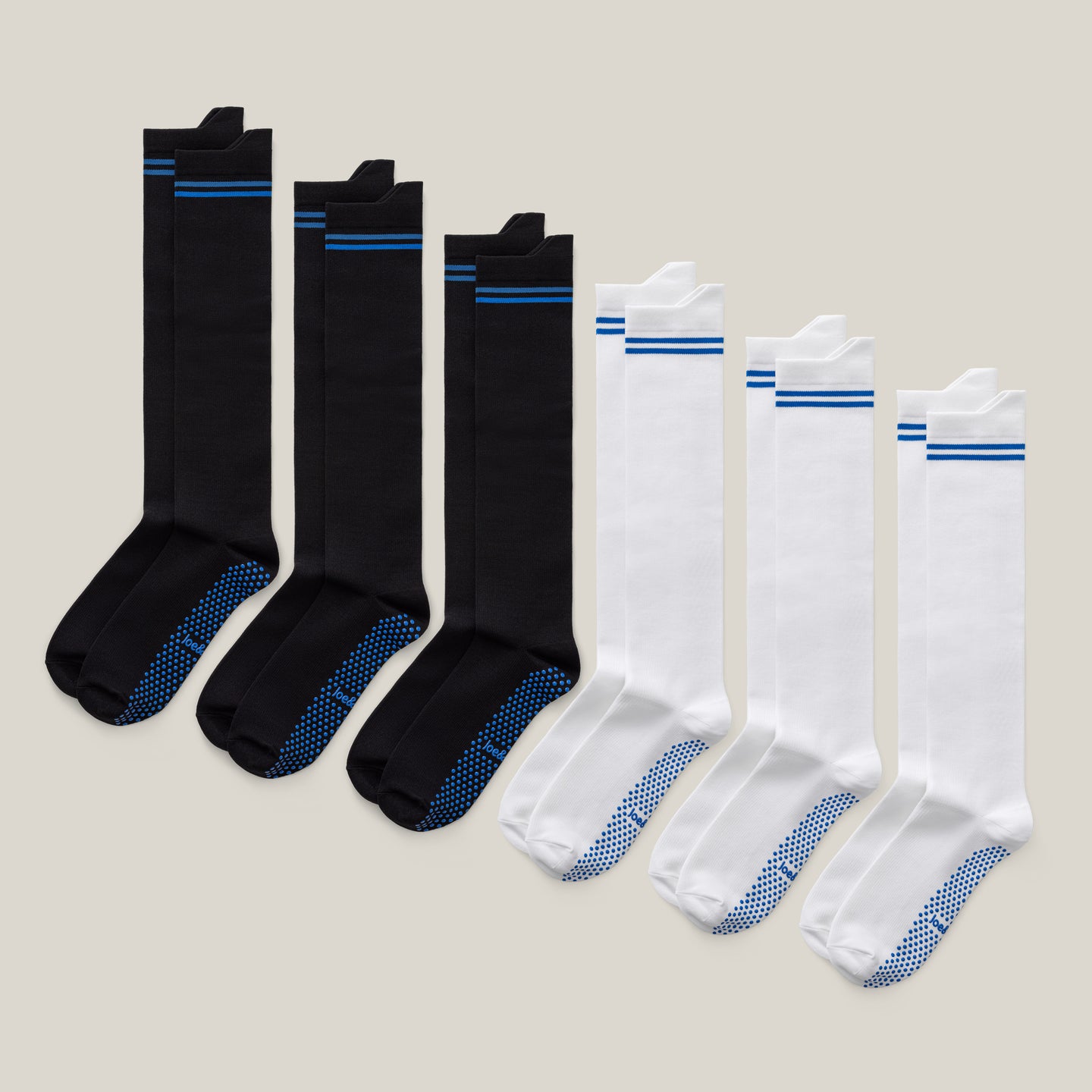 Big-Grip No-Slip Compression Socks: 3-Pack