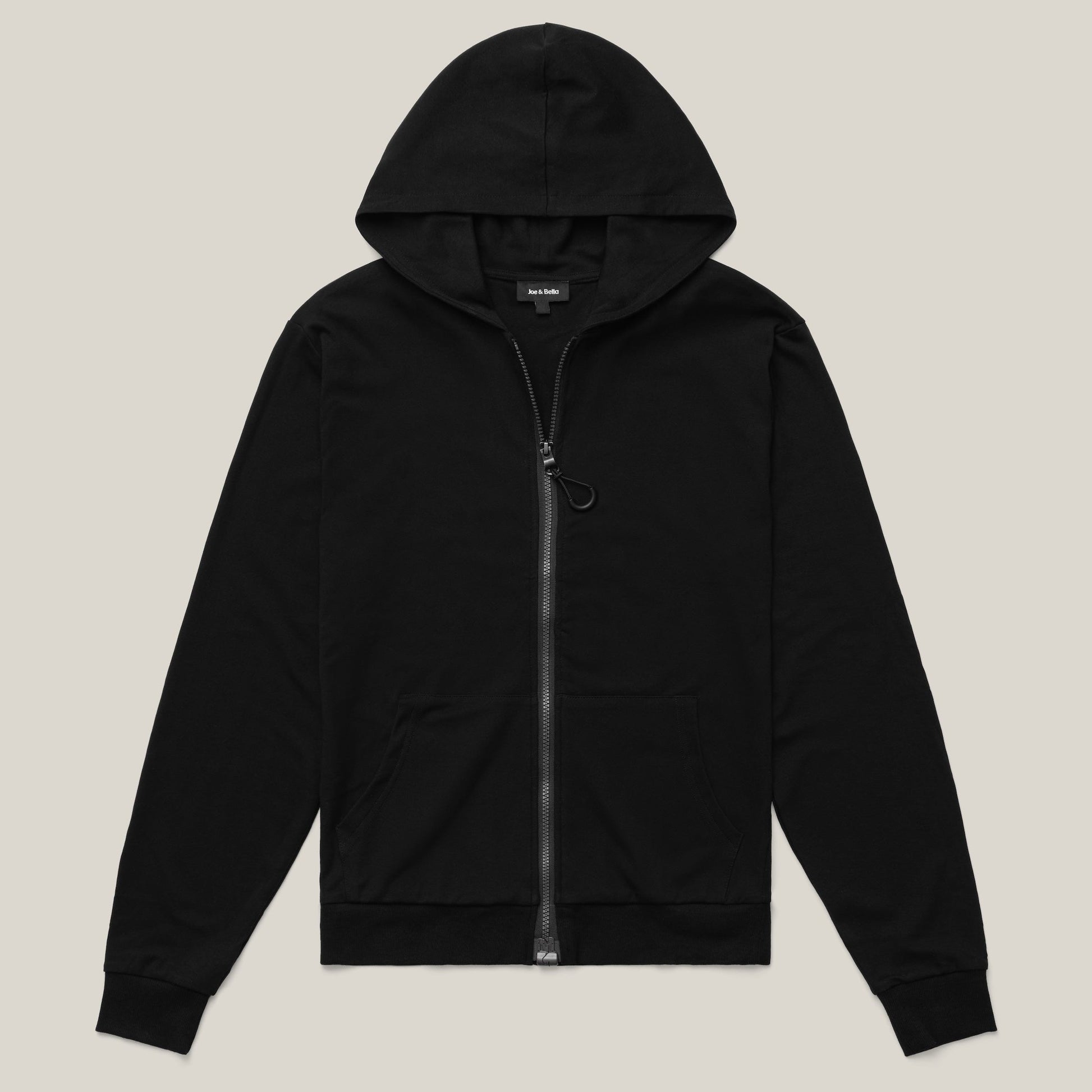 ["Joe & Bella HoodEase™: The Magnetic-Zip-Up Hoodie  ", "Black"]