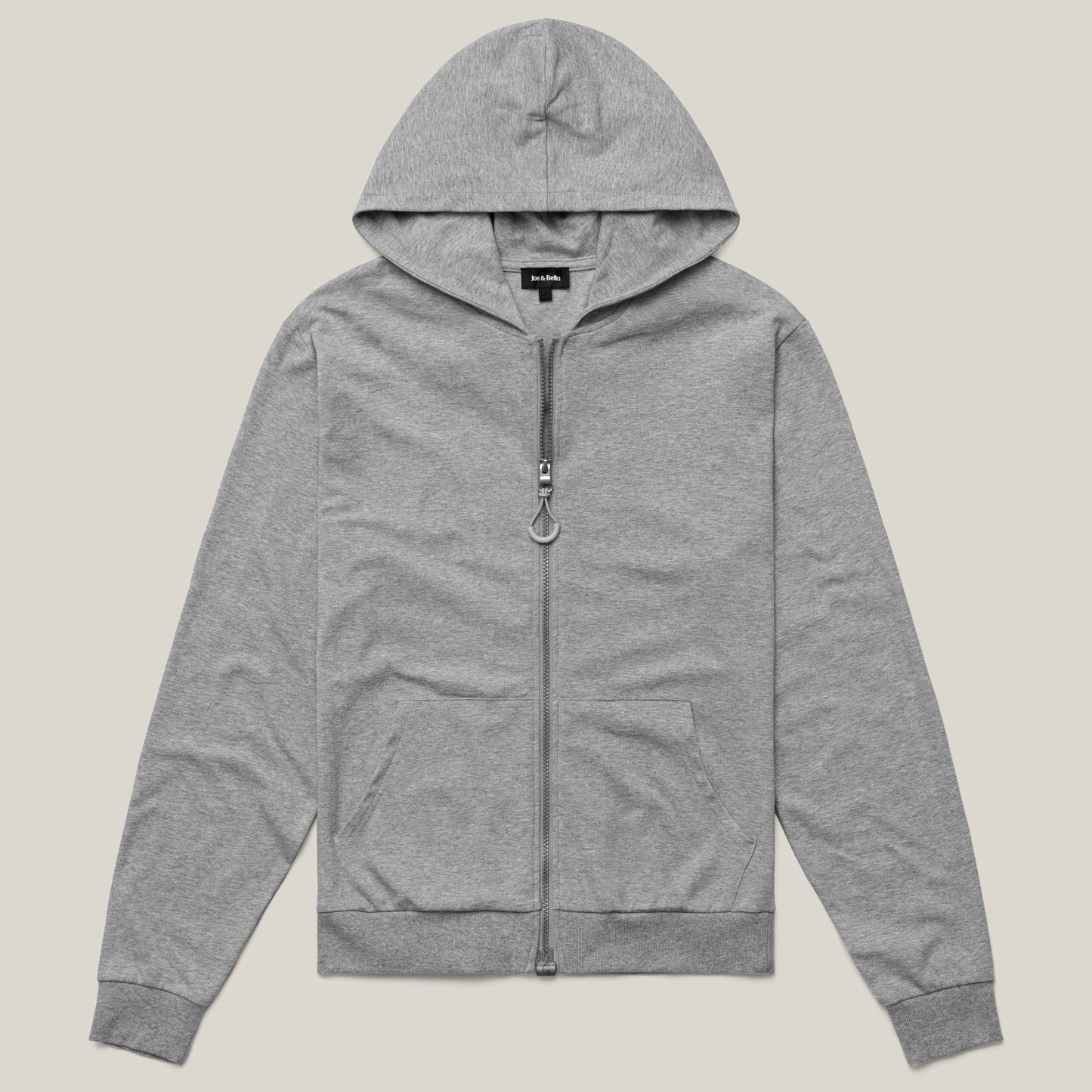 Joe & Bella HoodEase™: The Magnetic-Zip-Up Hoodie #Heathered Grey