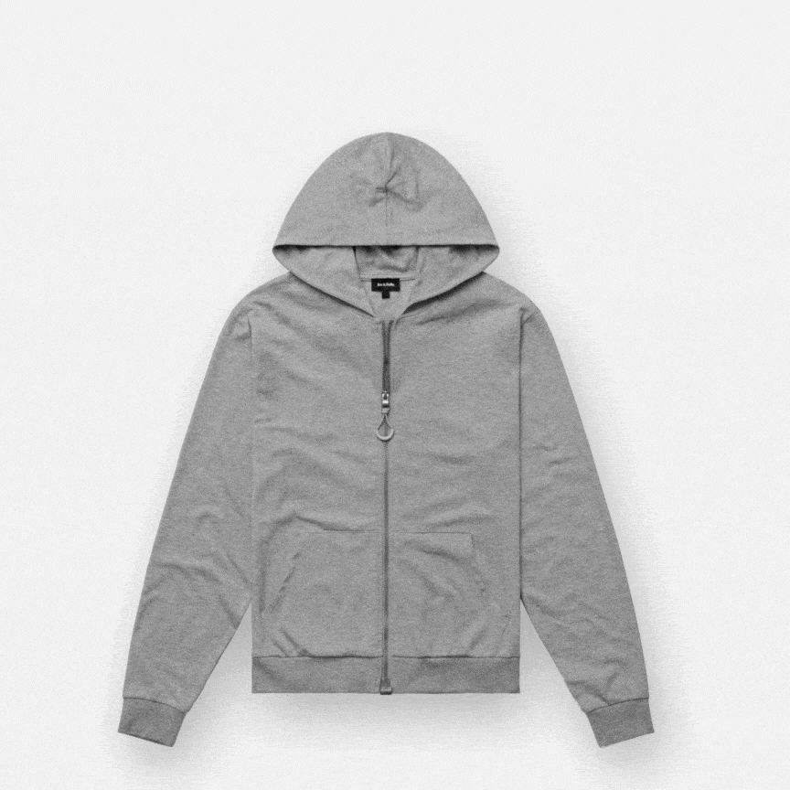 ["Joe & Bella HoodEase™: The Magnetic-Zip-Up Hoodie  ", "Heathered Grey"]