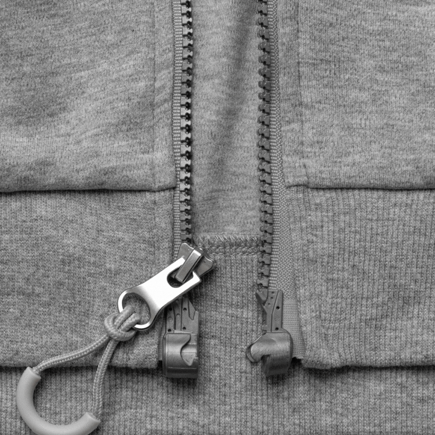 ["Joe & Bella HoodEase™: The Magnetic-Zip-Up Hoodie ", "Heathered Grey"]