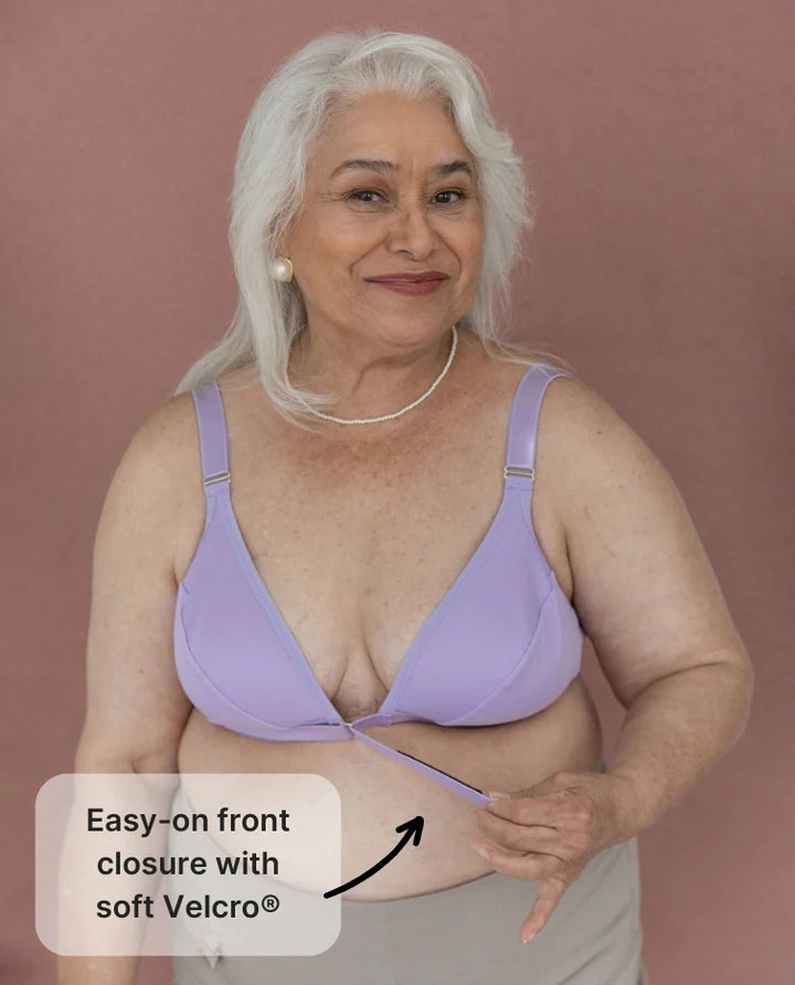 Womens Adaptive Bras with soft Velcro