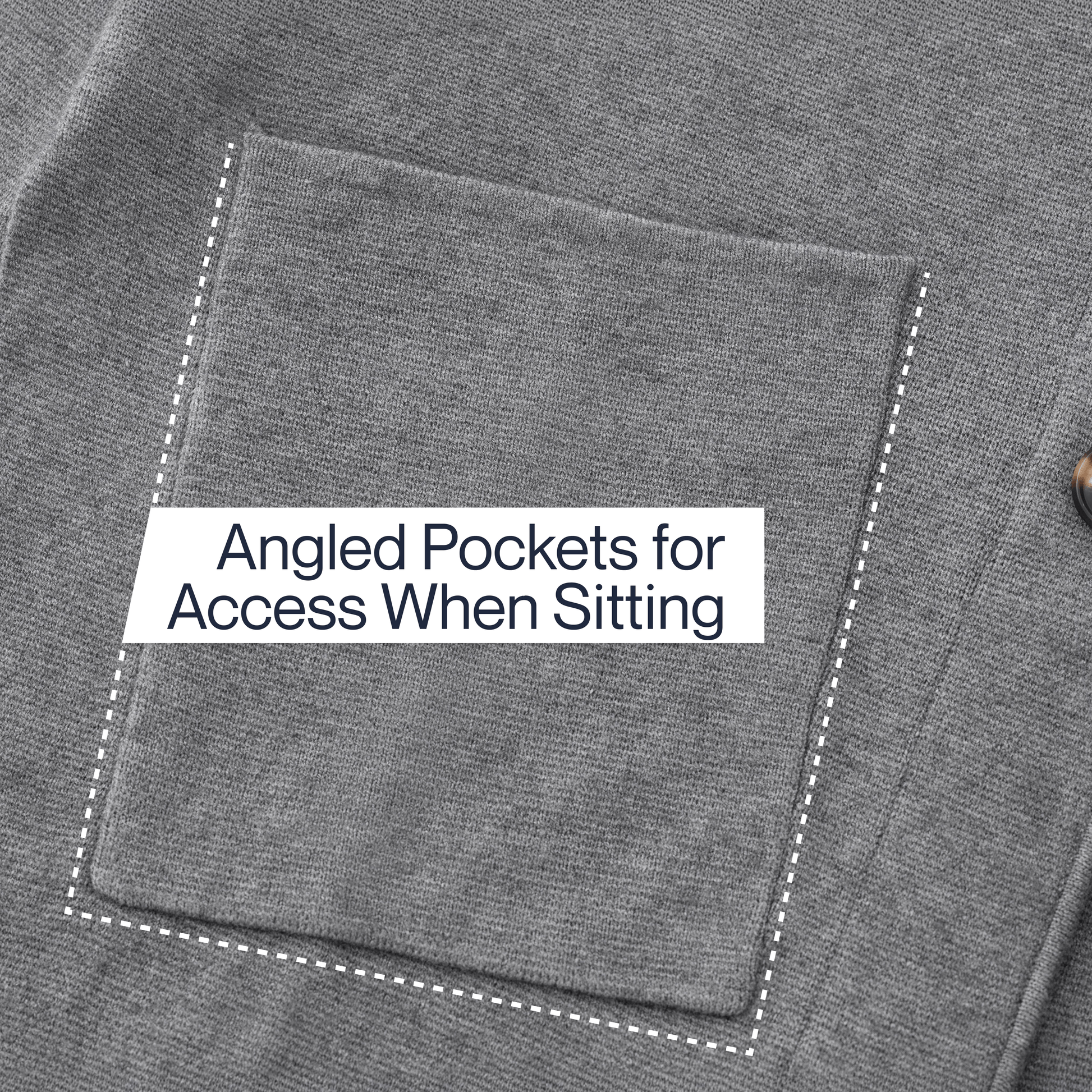 ["Joe & Bella Signature Magnetic Cardigan for Women ", "Heathered Grey"]