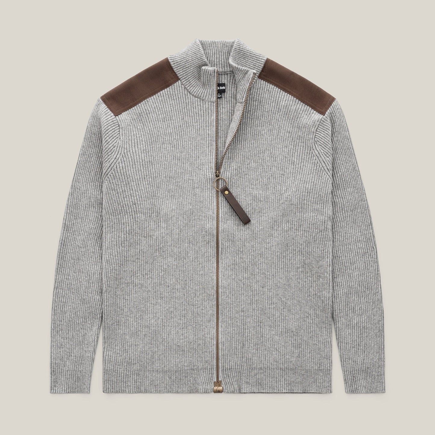 Joe & Bella Signature Magnetic Zip-Up for Men #Heathered Grey