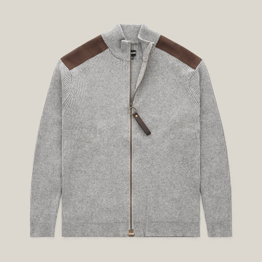 Joe & Bella Signature Magnetic Zip-Up for Men #Heathered Grey