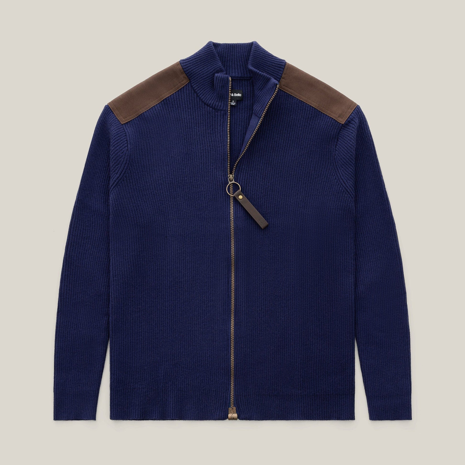 ["Joe & Bella Signature Magnetic Zip-Up for Men ", "Navy"]