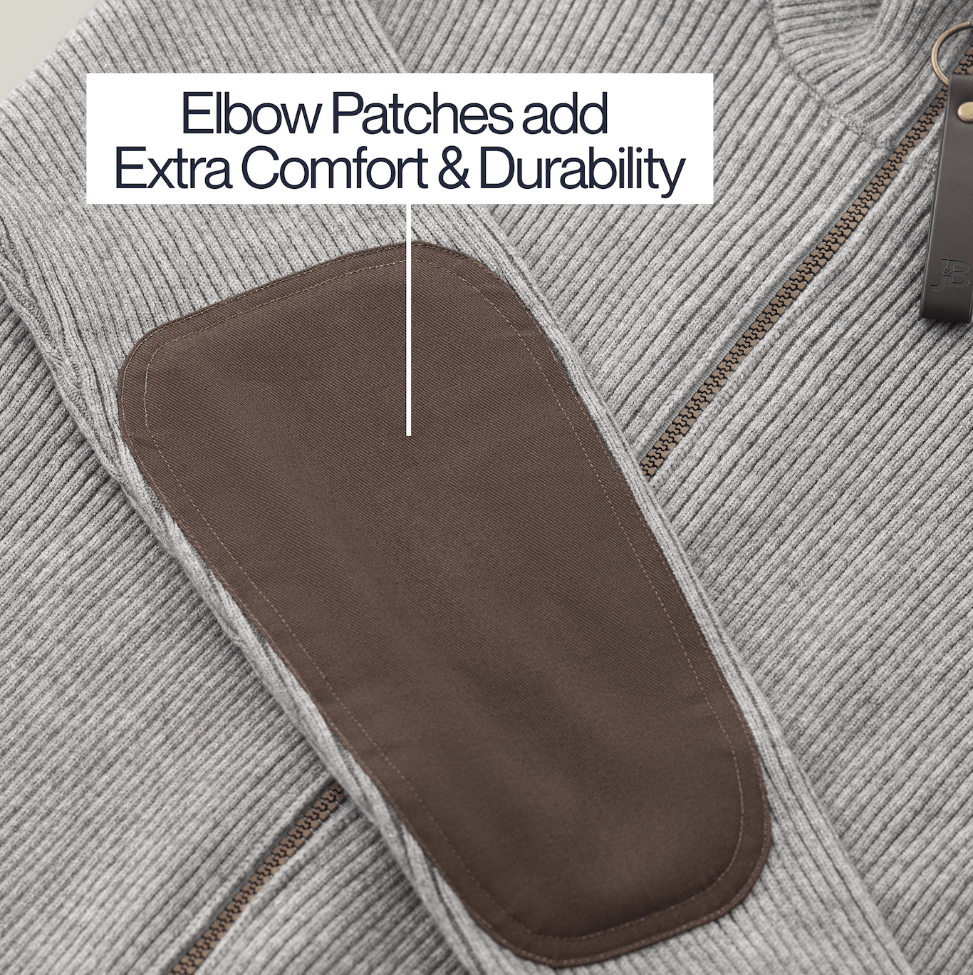 ["Joe & Bella Signature Magnetic Zip-Up Sweater For Men"]