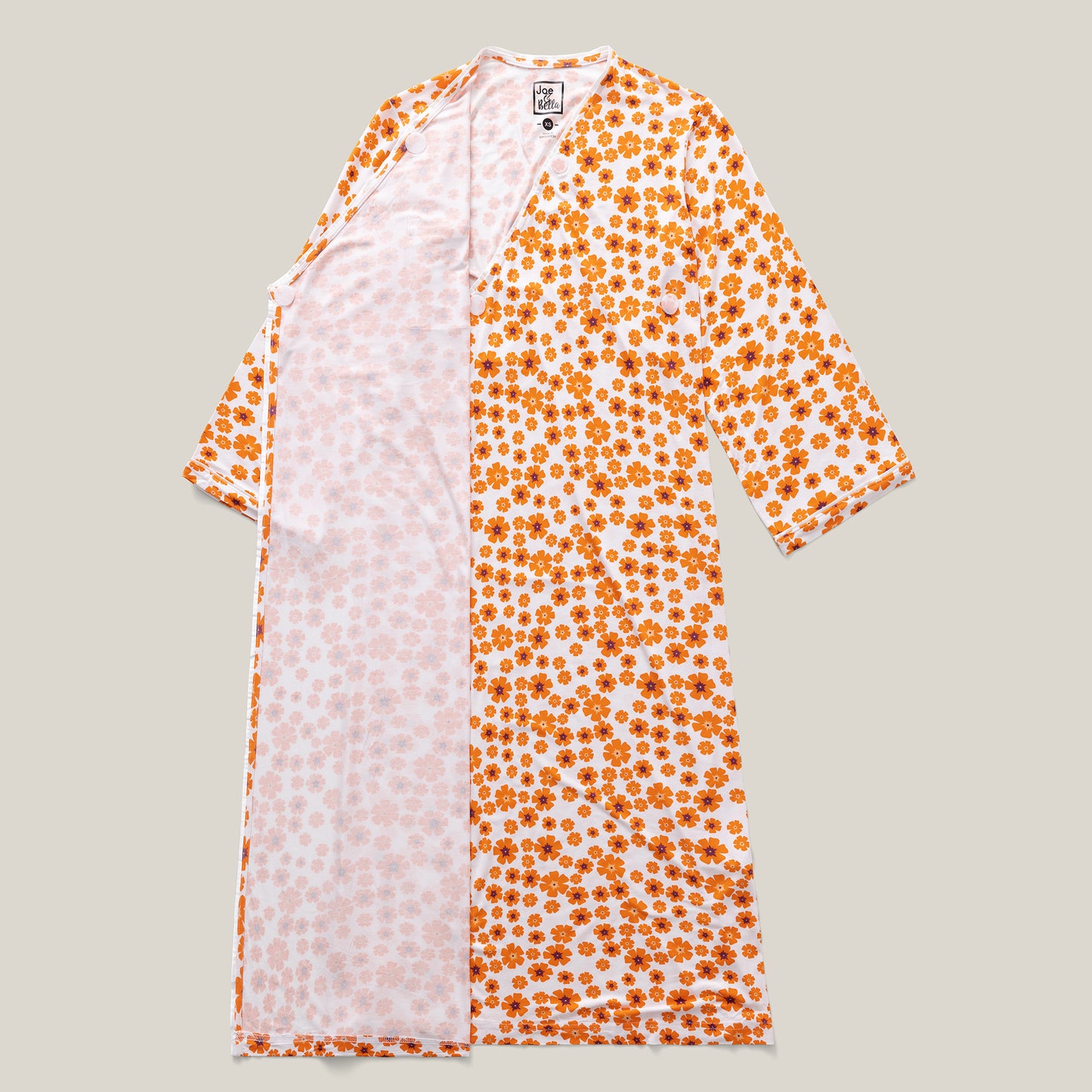 Women's Everynight Gown Floral Orange