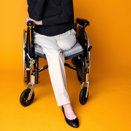 Everyday Adaptive Pants for Women in Khaki | Ultra Comfortable Wheelchair Pants#Khaki