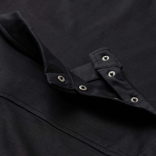 Men's Everyday Adaptive Polo by Joe & Bella | Easy Dressing Polo for Men#Black