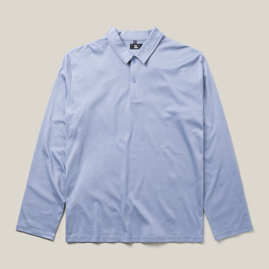 Men's Everyday Adaptive Polo by Joe & Bella | Stylish Polo with Assisted Dressing Features#Sky Blue