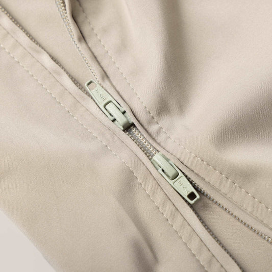 Men's Adaptive Chinos by Joe & Bella | Zipper Close-Up showing that the side Zippers open and close both at the waist and ankle for easier dressing#Khaki