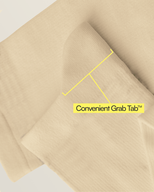 Joe & Bella Big-Grip No-Slip Compression Socks: 3-Pack#Beige