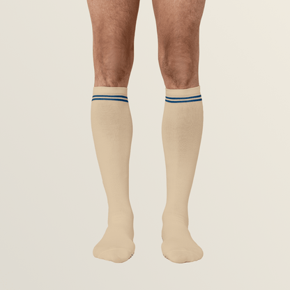 Joe & Bella Big-Grip No-Slip Compression Socks: 3-Pack#Beige