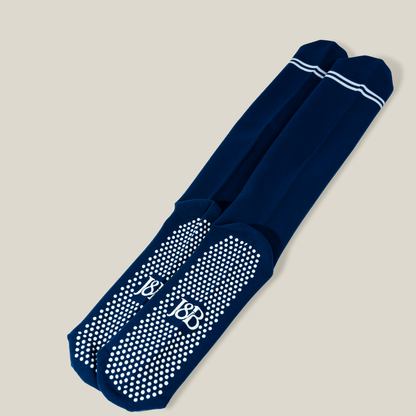 Joe & Bella Big-Grip No-Slip Compression Socks: 3-Pack#Dark Navy